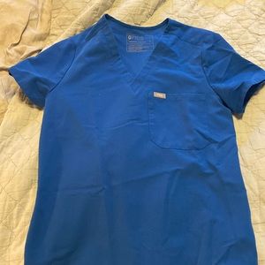 Figs winning blue catarina top xs